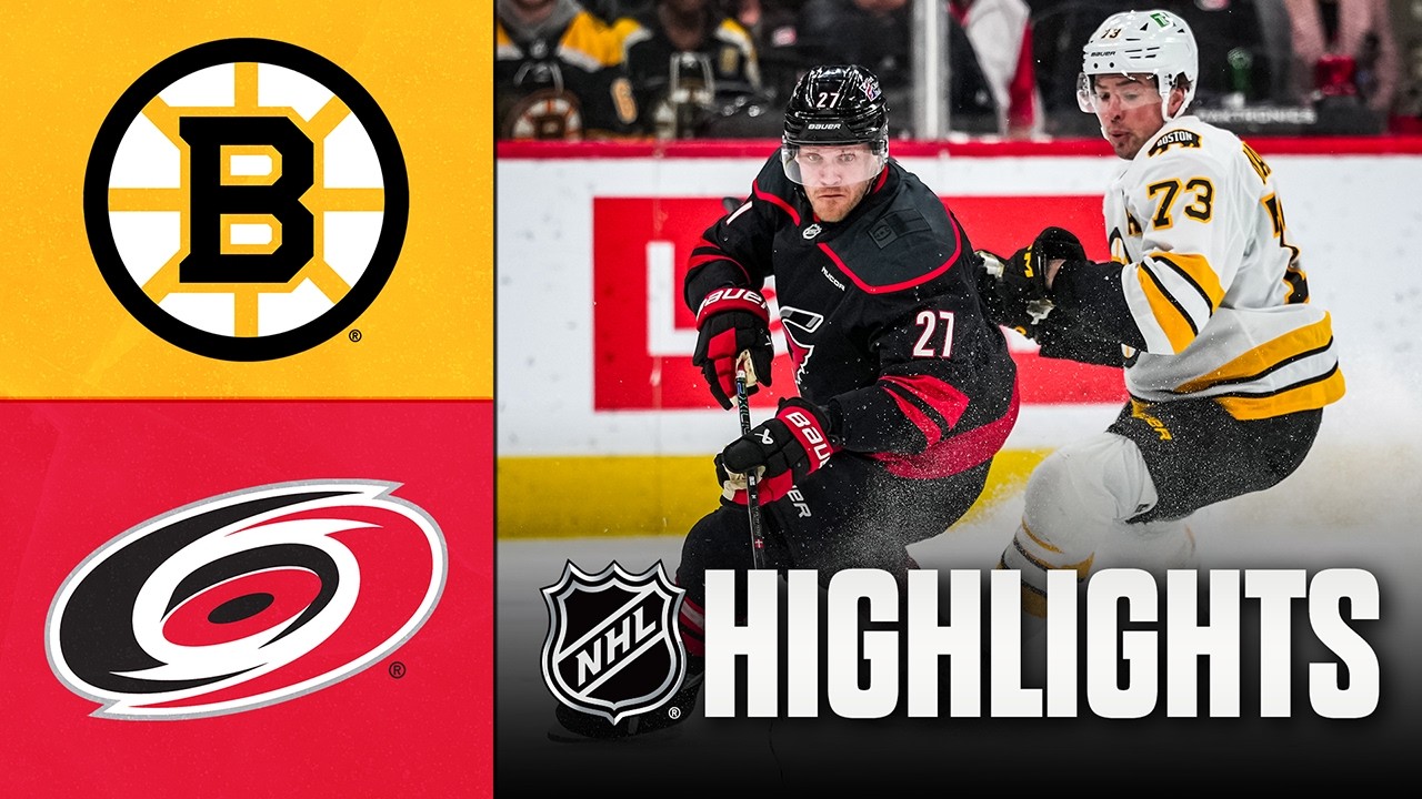 4월8일 캐롤라이나 보스턴 NHL 하이라이트