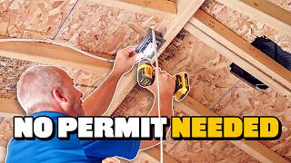 How to Run Permanent Temporary Power to a Shed