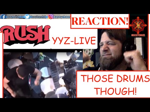 Rush - (FIRST TIME REACTION TO!!) - YYZ - LIVE -  A whole circle of drums? That crowd?
