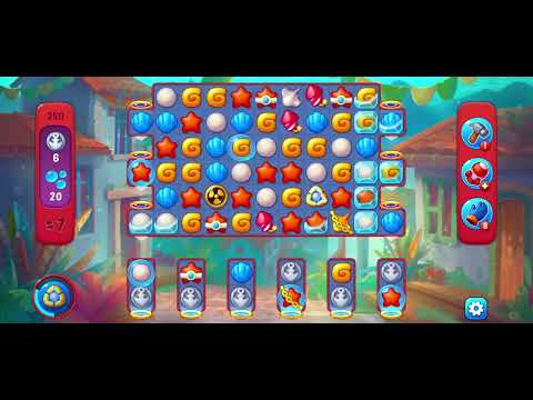 Fishdom level 2511 | СЛОЖНЫЙ УРОВЕНЬ