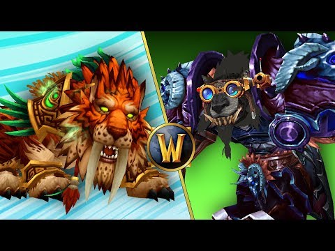 Monster DK vs Unkillable FERAL! (1v1 Duels) - PvP WoW: Battle For Azeroth 8.1