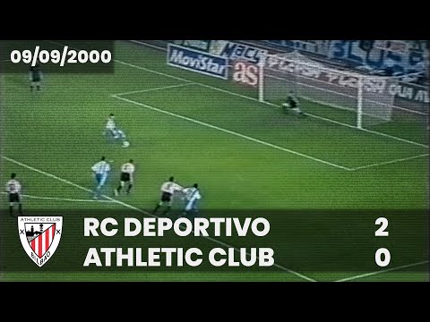 ⚽️ [Liga 00/01] J1 I RC Deportivo 2 - Athletic Club 0 I LABURPENA
