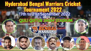 Hyderabad Bengali Warriors Cricket Tournament 2022, Day 1