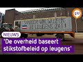 Jan en Piet trekken als boze boeren langs provinciehuizen