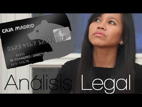 Tarjetas Black (Tarjetas Opacas) Caja Madrid / BANKIA: Análisis Legal