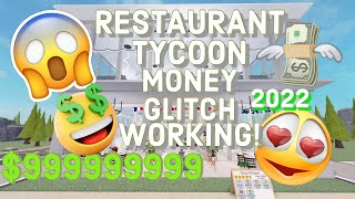 RESTAURANT TYCOON 2 | MONEY GLITCH (Working 2022) Infinite money hack