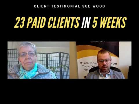 Sue Wood β Added 23 paid clients in 5 weeks