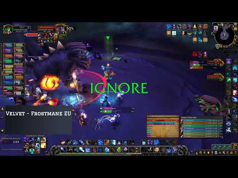 Velvet vs Mythic Shad'har Frost Mage PoV