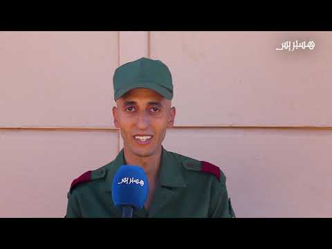 مجندون يلتحقون بالمركز الثاني للتجنيد والتكوين لمختلف الأسلحة بمدينة قصبة تادلة