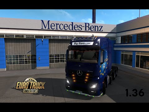 [ETS2 v1.36] Mercedes-Benz Big Stars – Actros / Arocs SLT v1.5.5.4