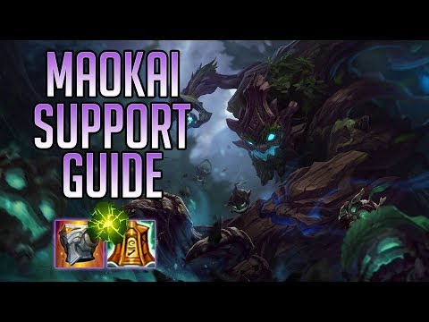 HIGH ELO PATCH 10.12 MAOKAI SUPPORT GUIDE - League of Legends gameplay