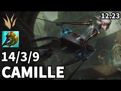 Camille Jungle vs Elise - KR Master | Patch 12.23