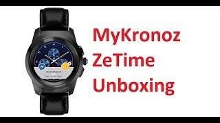Unboxing der MyKronoz ZeTime – Hybride Smartwach Deutsch / German