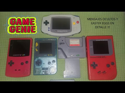 #3 - GAME GENIE GAMEBOY EN DETALLE . MENSAJES SECRETOS Y EASTER EGGS!!!