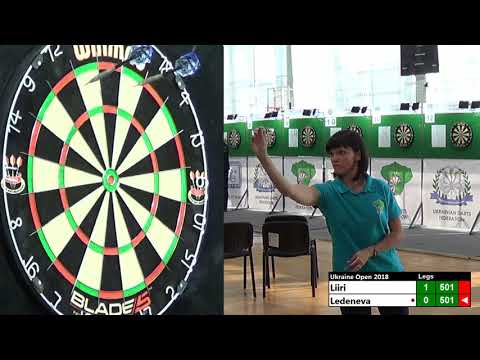 WDF Ukraine Open 2018 Women semifinal. Ledenova - Liiri