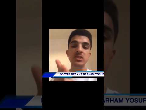 Booter Bee aka Barham yosuf 🇮🇶 Official Face Reveal  #exposed #huddersfield #shorts