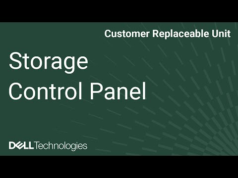 Dell Storage SC7000 Series: Remove/Install Control Panel