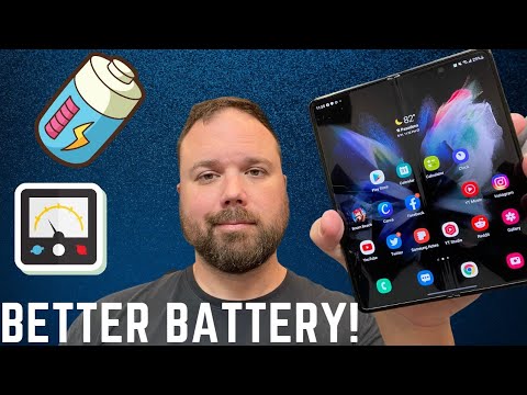 IMPROVE Your Galaxy Z Fold 3 Battery Life INSTANTLY! Tips & Tricks!