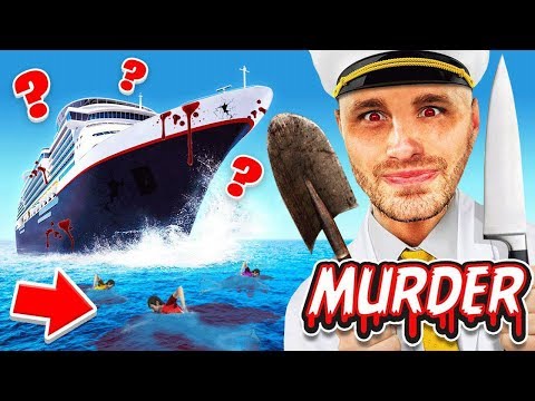 Stuck on A BOAT with a KILLER! (The Ship)