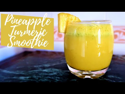 Pineapple Turmeric Anti-inflammatory Summer Smoothie