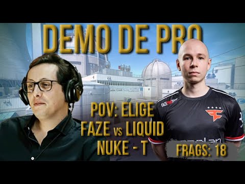 [PT] CS 2 -  zorlaK Analisa: PoV ELIGE - FAZE vs LIQUID - NUKE (T-SIDE) [Demo de Pro]