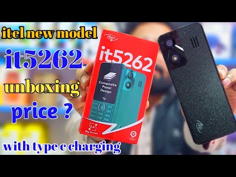 Itel new model "it5262" unboxing! Price? Review.keypad phone in type c charger#itel5262review