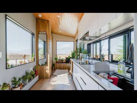 Aging Gracefully in a Tiny Home - Main Floor Murphy Bed + Bathtub