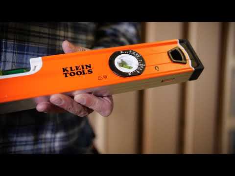 How to use the adjustable vial on the 24" Bubble Level