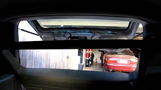 How to open broken rear hatch door on Hummer H2