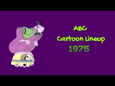 ABC Saturday Morning Cartoon Lineup with bumpers and commercials | 1975