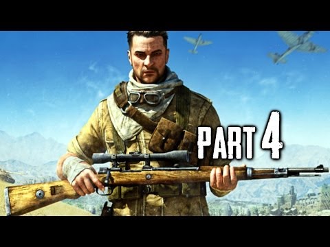 Sniper Elite 3 Gameplay Walkthrough Part 4 - Panzer Tank (PS4)