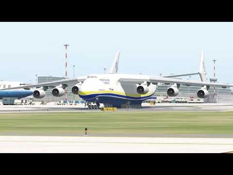 Antonov An-225 Mriya Pilot Tries To Take Off An Extremely Heavy, Overload Aircraft [XP11]