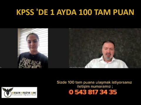 KPSS'de 1 Ayda 100 Puana Ulaşma