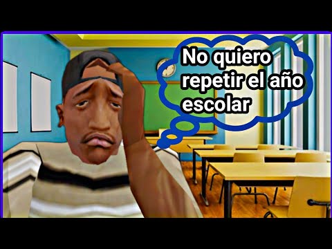 CJ Junior misses the school year - GTA San Andreas Loquendo.