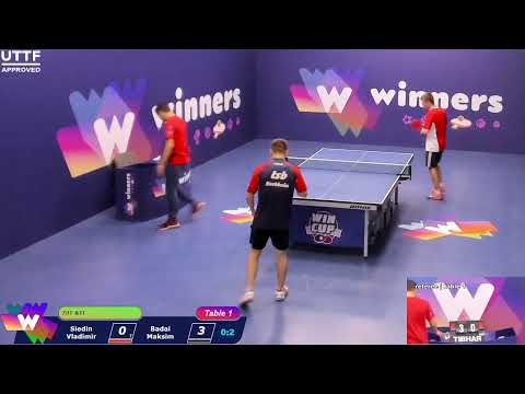 WINners CUP table 1 11.10 Siedin Vladimir - Badai Maksim 17:30