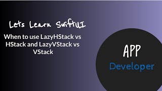 Download the video "LazyHStack || HStack || LazyVStack  || VStack"