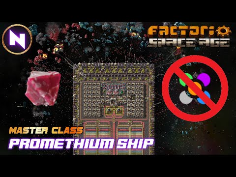 Simple PROMETHIUM SHIP without Quality; Surprisingly Challenging | Factorio Space Age MASTER CLASS