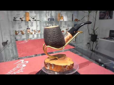 Pipa radica chubby bent fatta a mano - www.paronellipipe.it