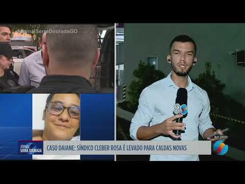 Caso Daiane: síndico é levado para Caldas Novas