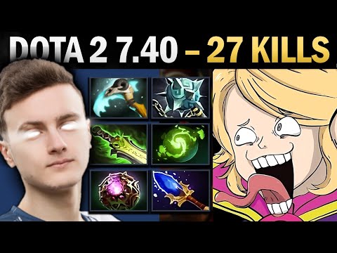 Invoker Pro Mid Carrying Team with 27 Kills - Dota 2 7.41
