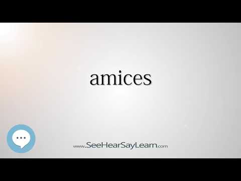 amices (Every English Word Pronounced) 📕🔊🗣️😎✅