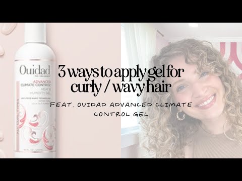 3 Ways to apply gel | Ouidad Advanced Climate Control...