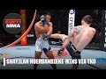 Nuerdanbieke wins via TKO just over a minute into bout  | ESPN MMA