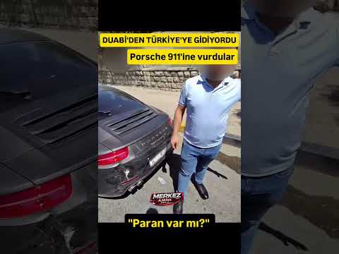 Dubai'den Türkiye'ye giderken talihsiz ka-za. Porsche'a çarptılar