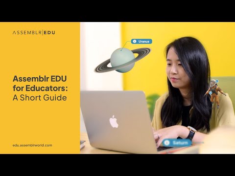 Assemblr EDU: Learn in 3D/AR Video