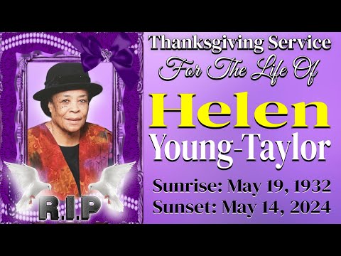 Helen Young-Taylor Thanksgiving Service at the Riversdale Gospel Lighthouse Church St. Catherine