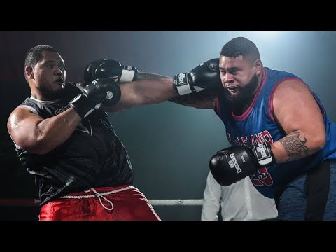 Battle of the Giants - Monty Gasolo vs Tai Sio Finau - Hardknocks 7 @ Onehunga 30Jun18