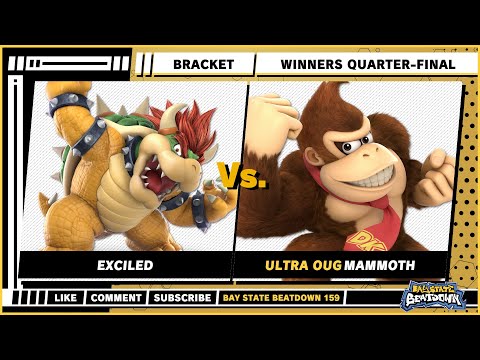 Bay State Beatdown 159 - Exciled (Bowser) VS MAMMOTH (Donkey Kong) - Smash Ultimate - SSBU