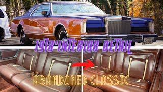Abandoned 1978 Classic | Interior Detail | Leather Revived