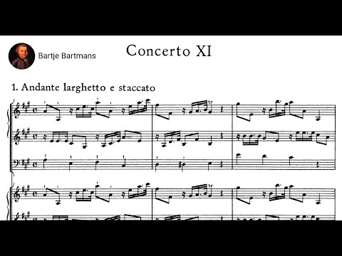 George Fr Handel - Concerto Grosso Op. 6,  No. 11 (1739)